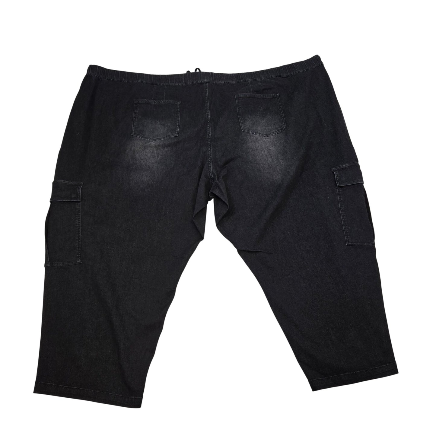 NWT Universal Standard Karlee Cargo Jeans in Black Size 4XL