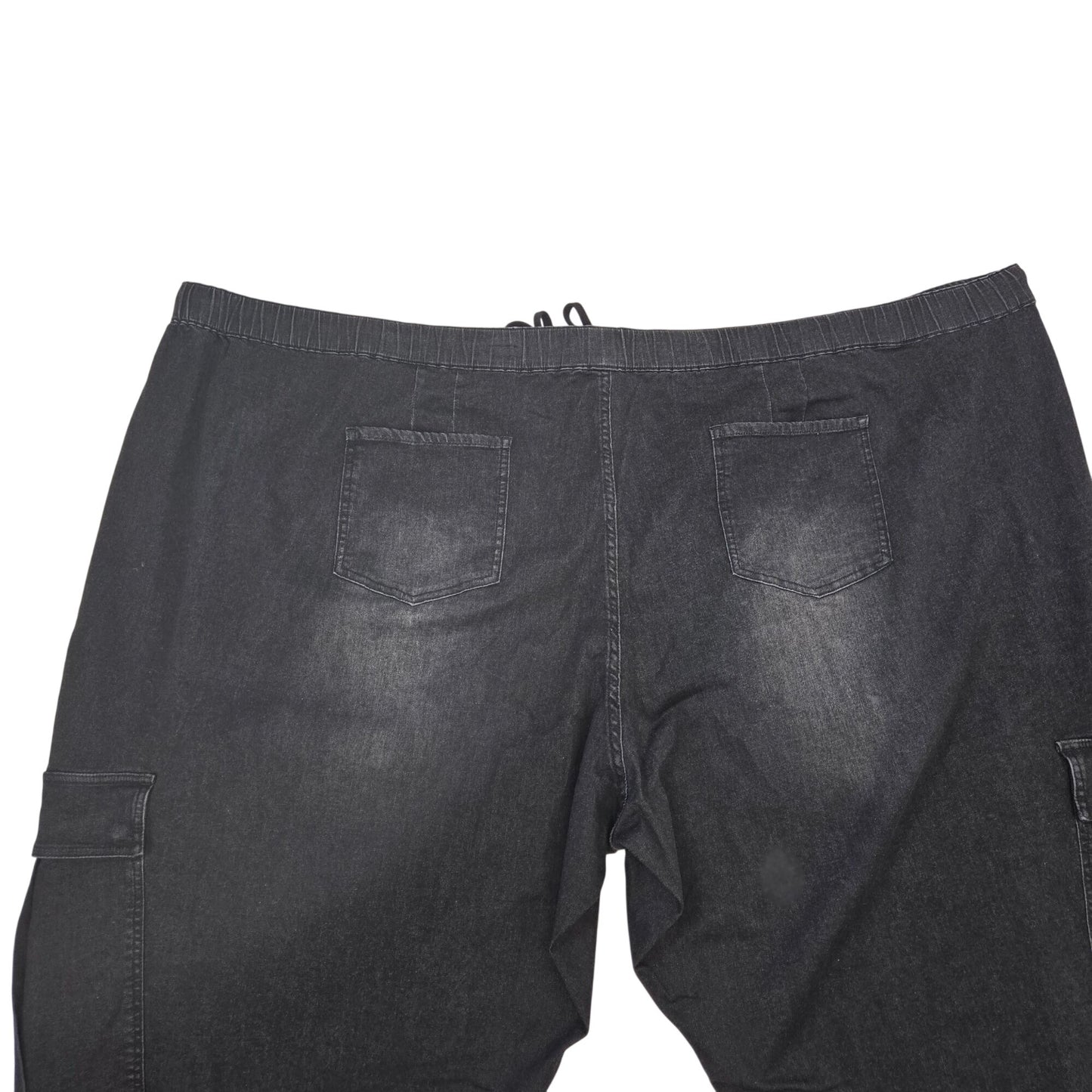 NWT Universal Standard Karlee Cargo Jeans in Black Size 4XL