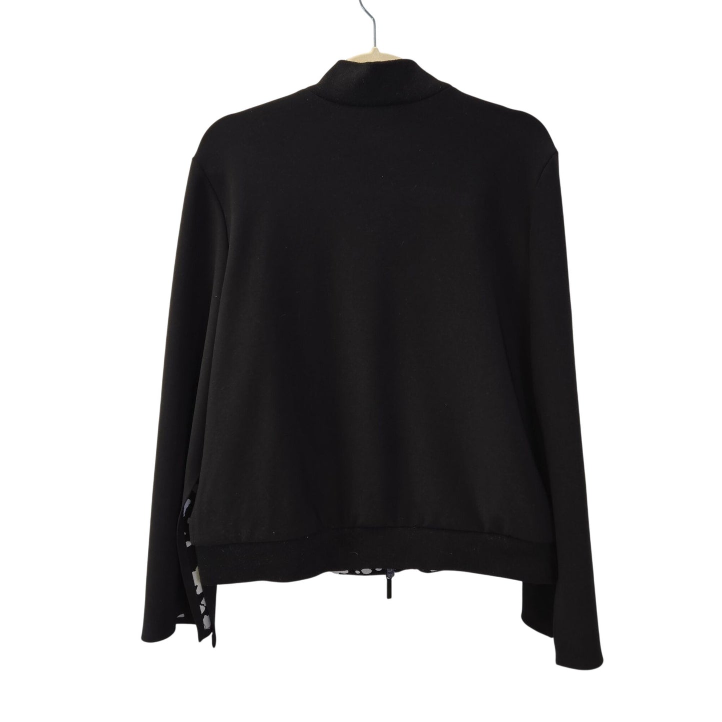 Chico's Travelers Full Zip Split Cuff Bomber Jacket Size Chico's 2/Size 12/14