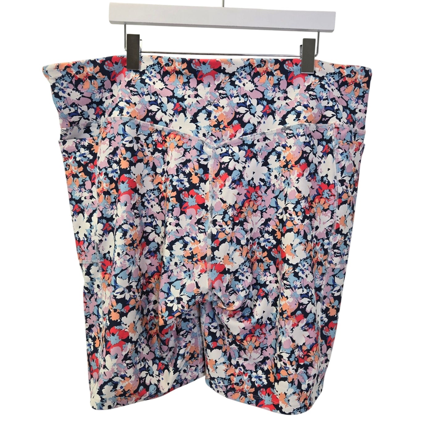 Freely Floral High Rise Activewear Bike Shorts Size 3X