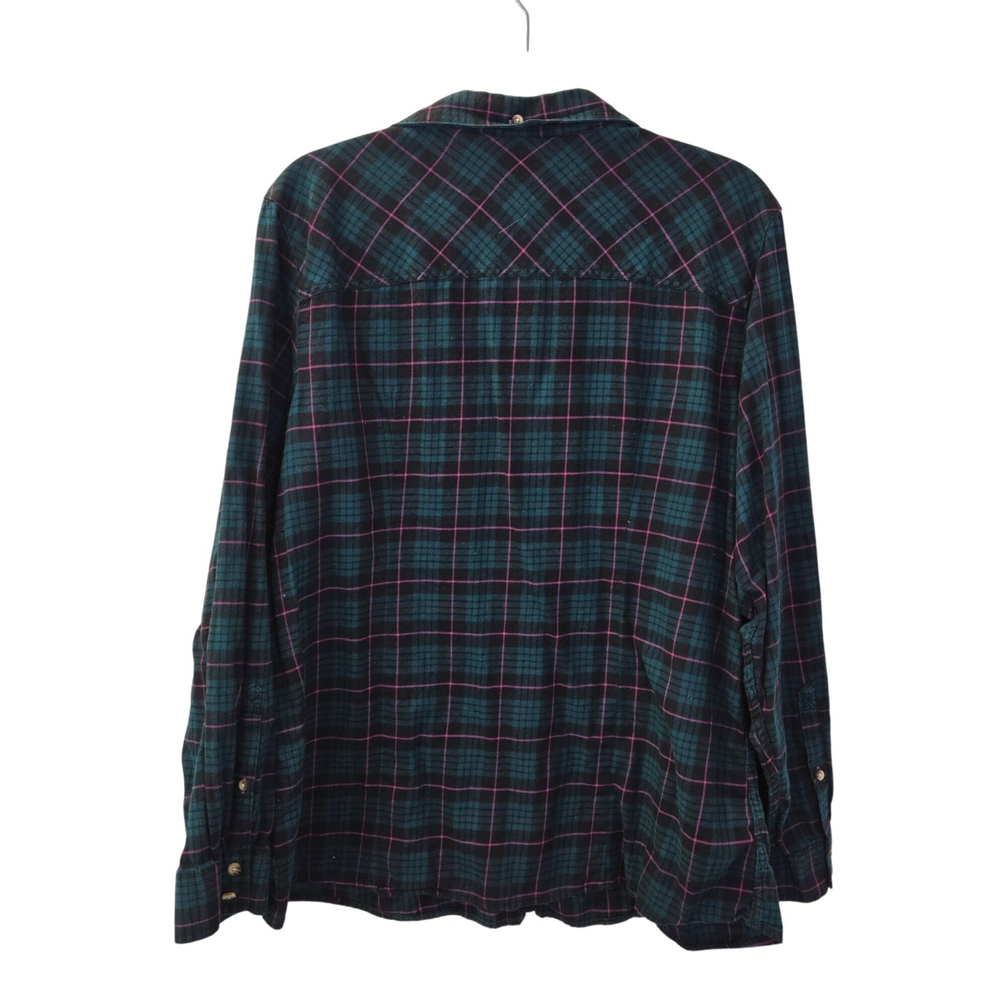 L.L. Bean Flannel Plaid Button Down Shirt Size XL