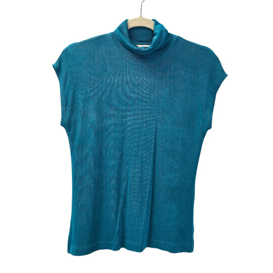 Chico's Travelers Cap Sleeve Turtleneck Knit Top Size Chico's 0/Small