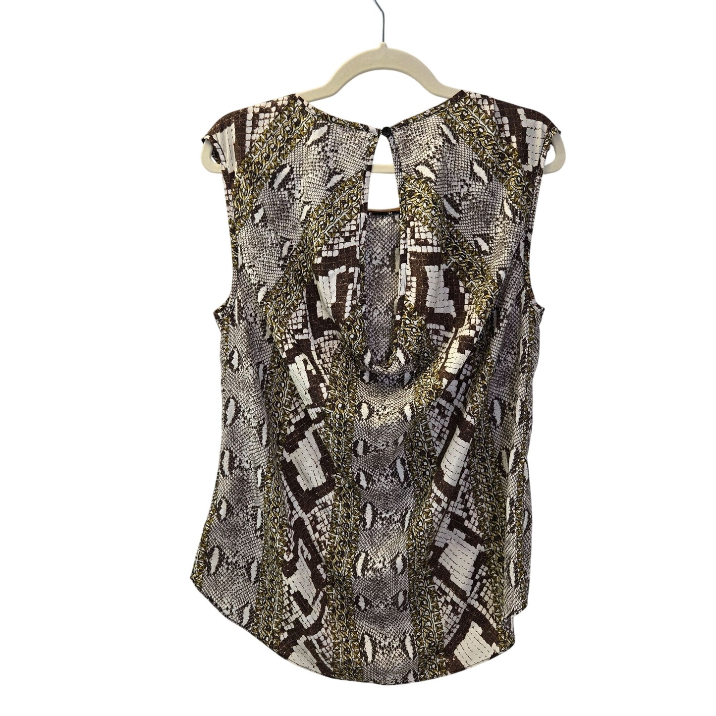 Michael Michael Kors Animal Print Sleeveless Blouse Size Medium