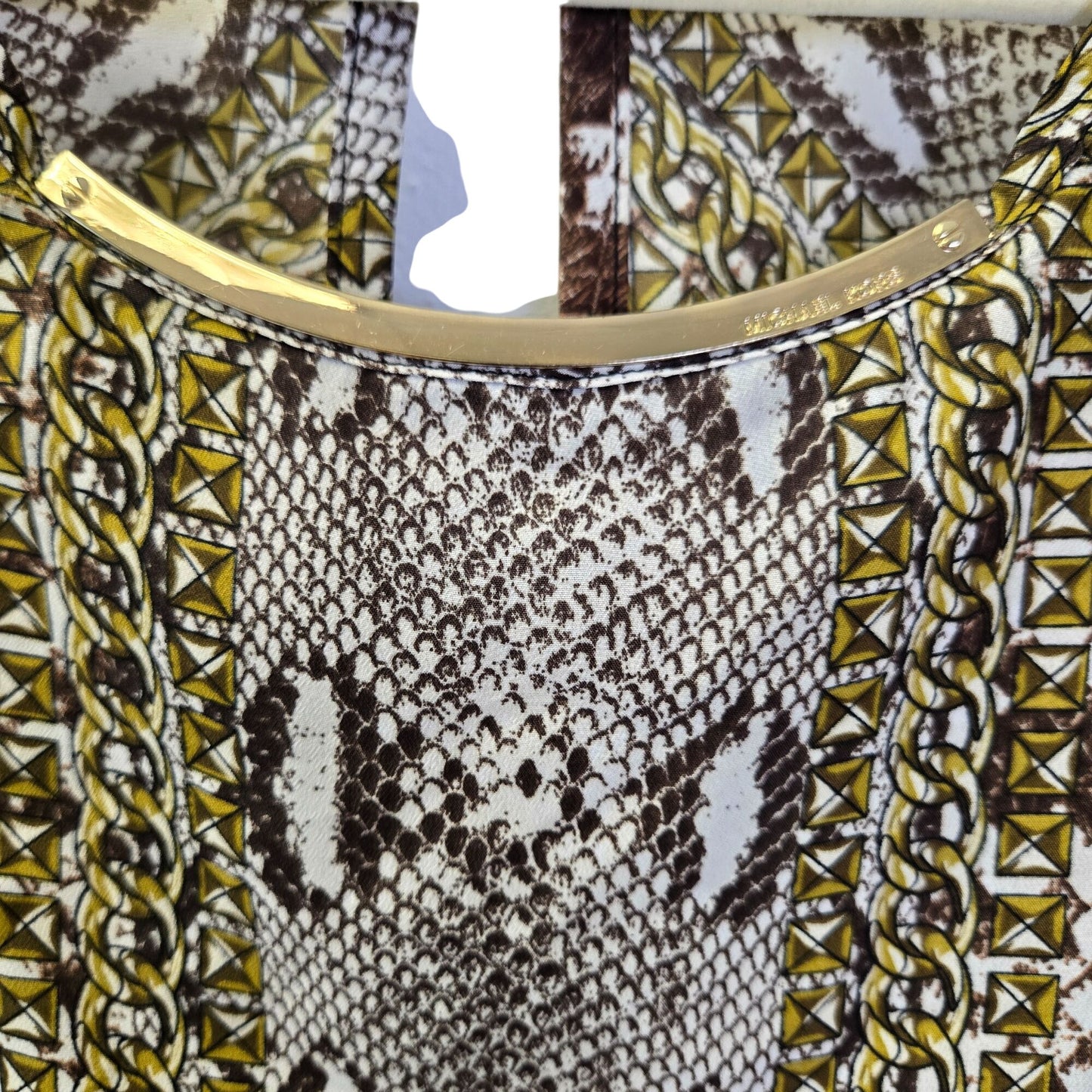 Michael Michael Kors Animal Print Sleeveless Blouse Size Medium