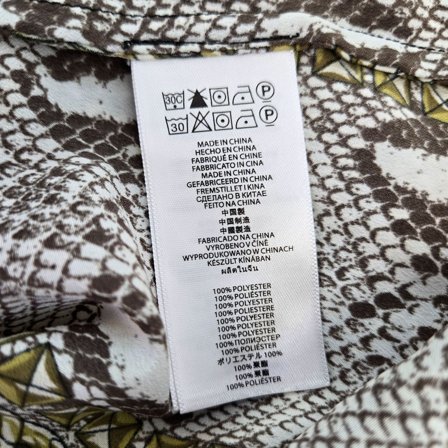 Michael Michael Kors Animal Print Sleeveless Blouse Size Medium