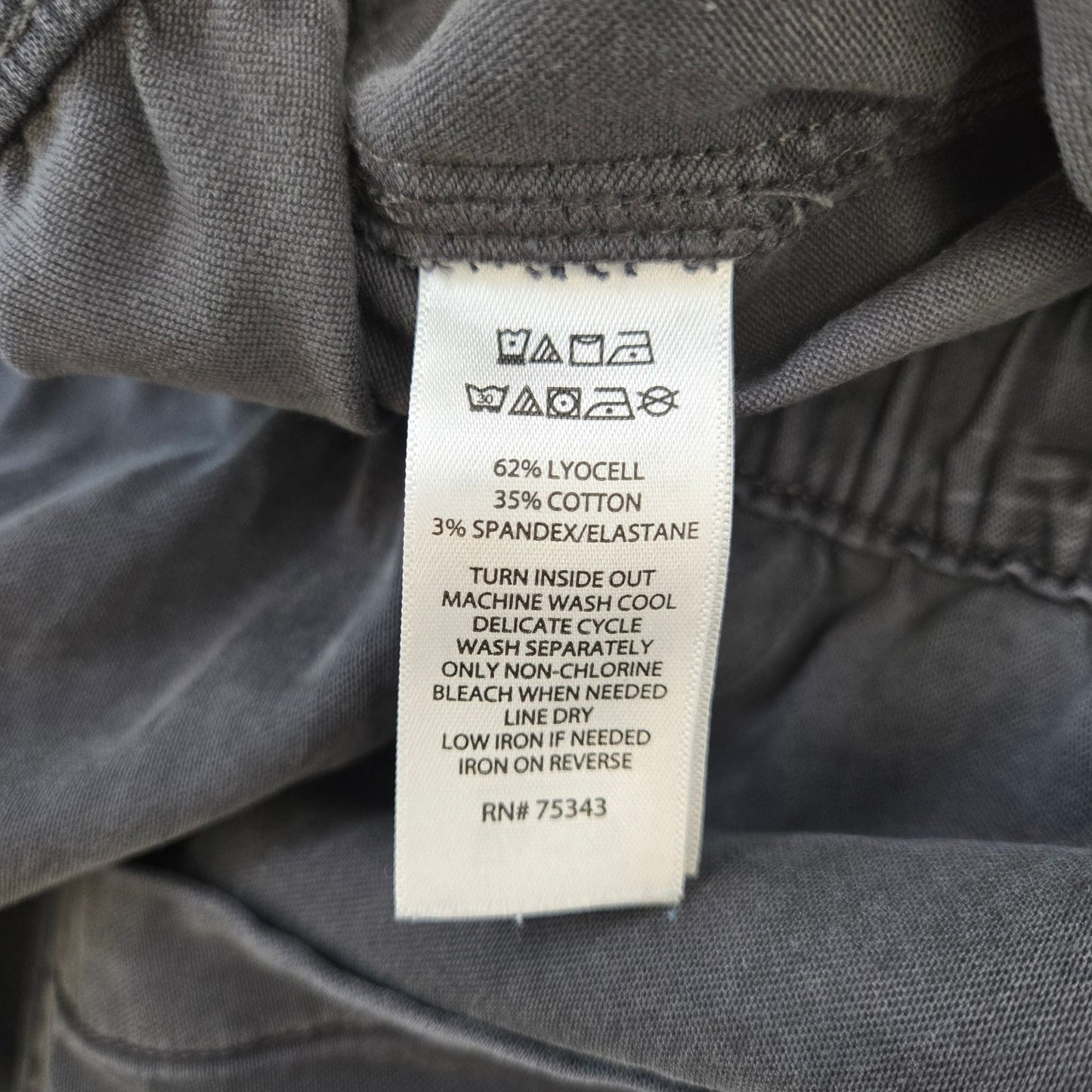 C&C California Lyocell Blend Cargo Jogger Pants Size Large