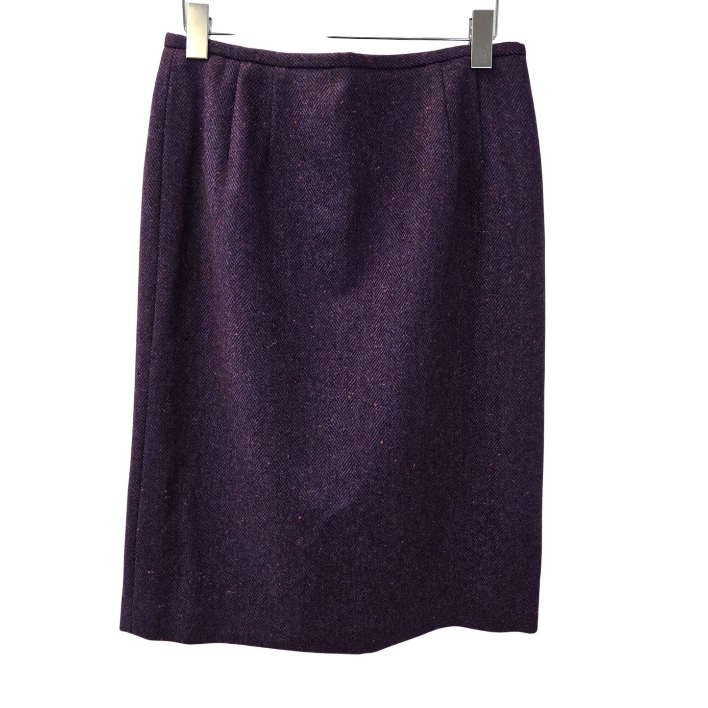 Talbots 100% Wool Confetti Print Pencil Skirt Size 8