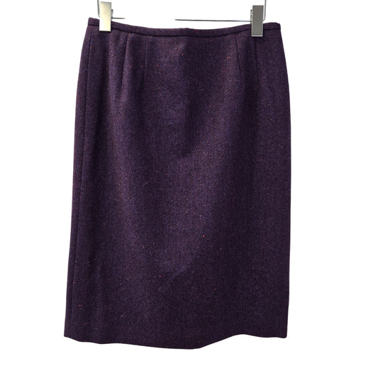 Talbots 100% Wool Confetti Print Pencil Skirt Size 8