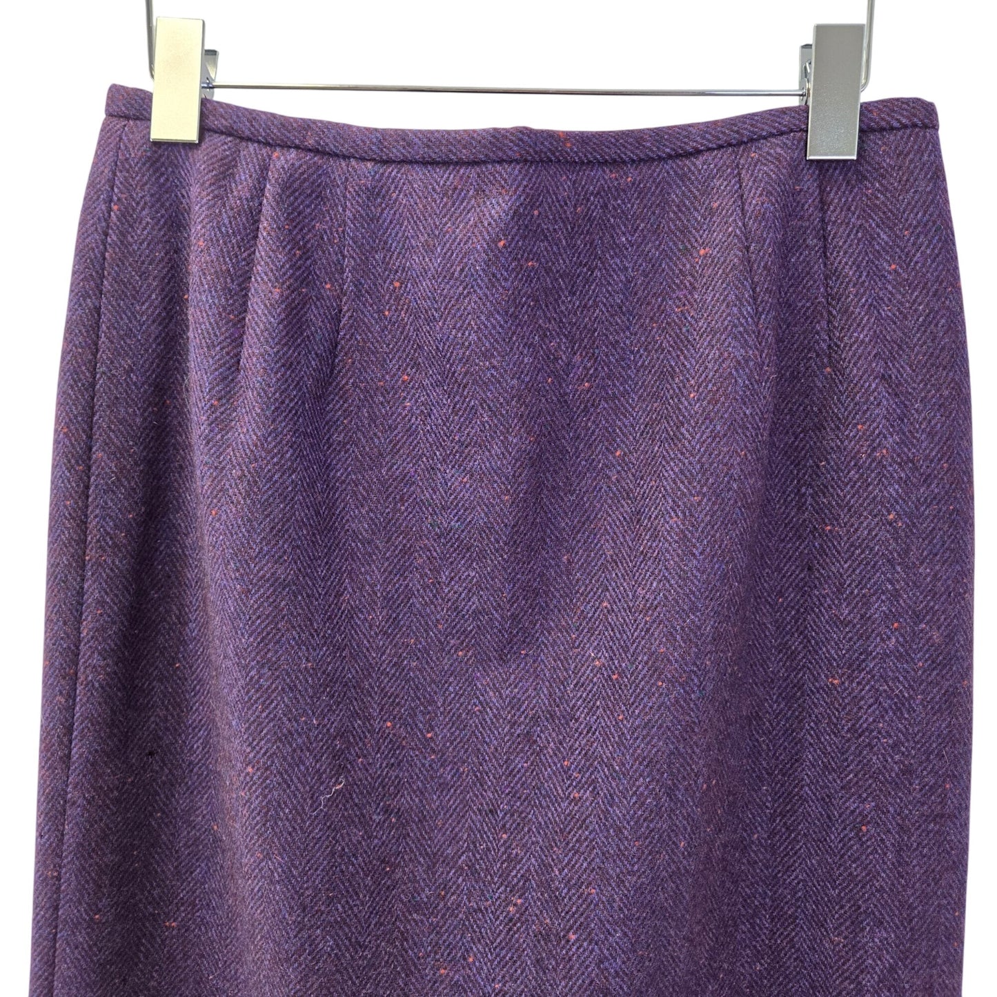 Talbots 100% Wool Confetti Print Pencil Skirt Size 8