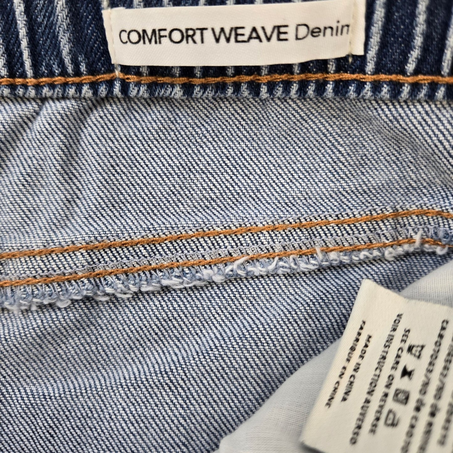 NWT OAT New York High Rise Comfort Weave Wide Leg Jeans Size 2