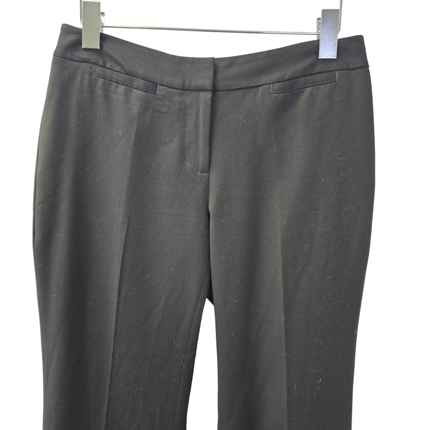 White House Black Market Wool Blend Flare Trouser Pants Size 2