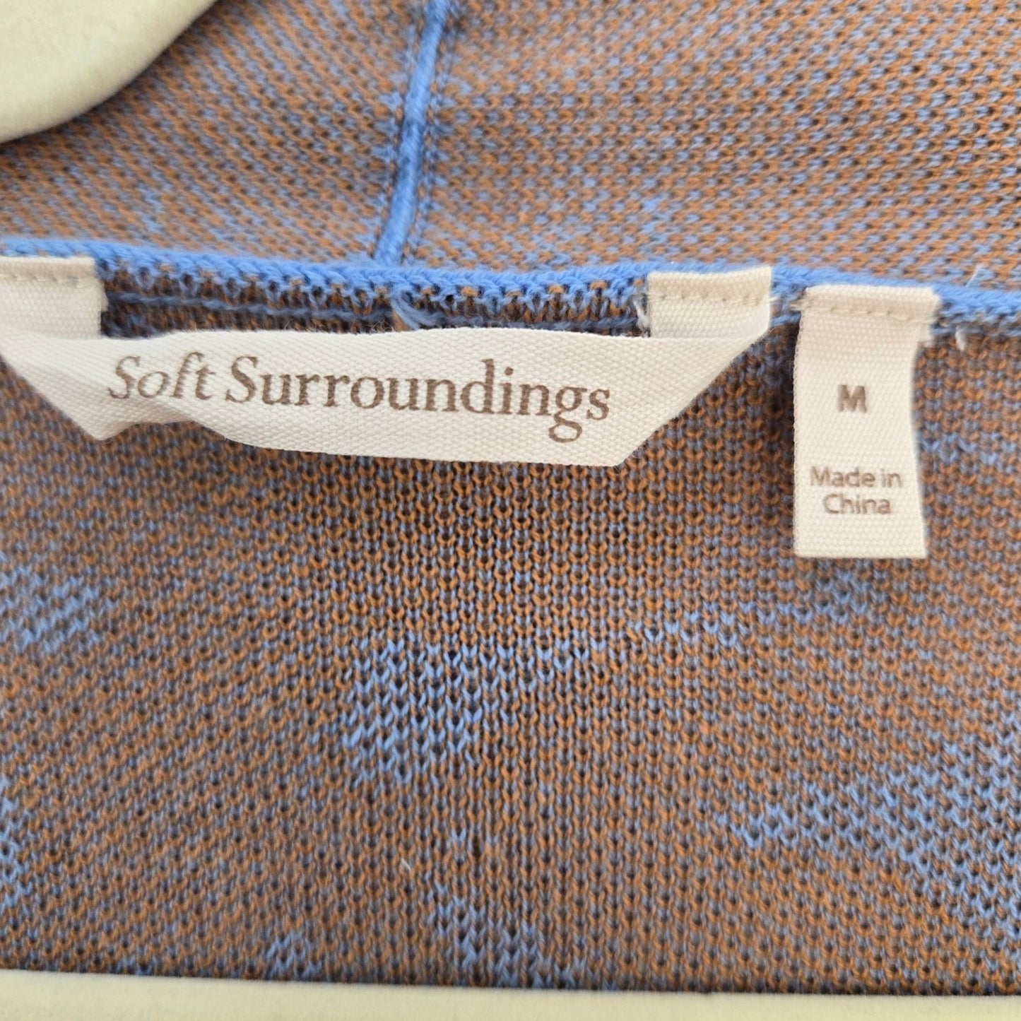 Soft Surroundings Tree Branch Print Open Cardigan Sweater Size Medium