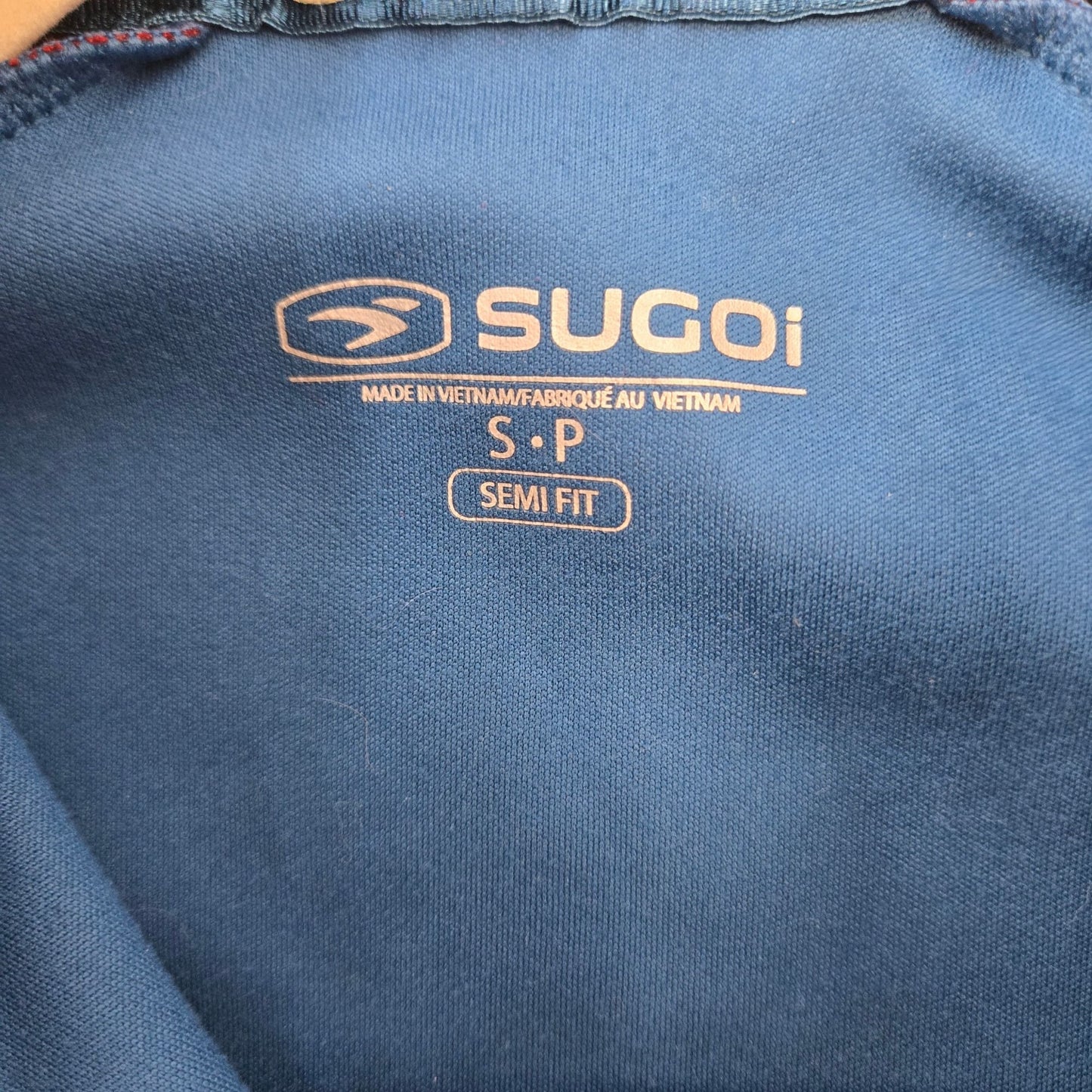 Sugoi Full Zip Color Block Activewear Jacket Size Small *Missing Hood*