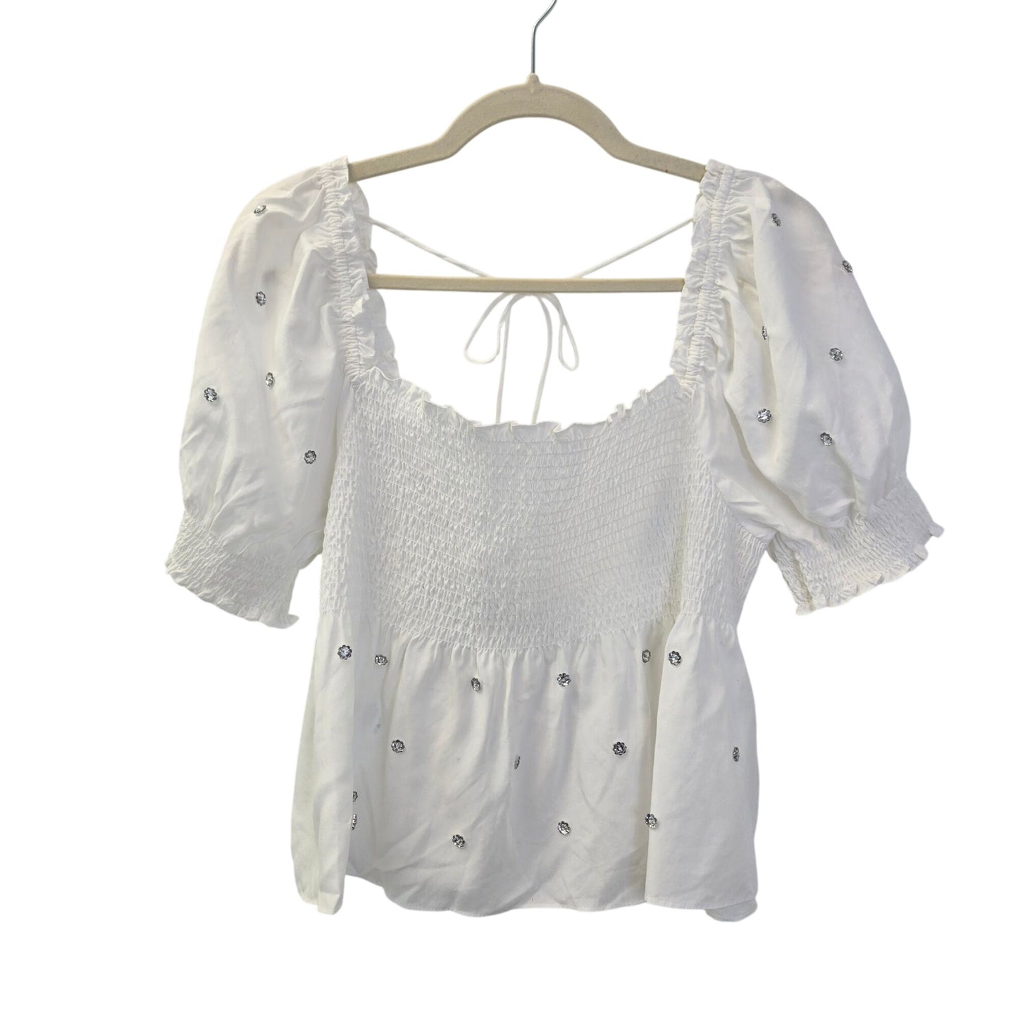 Hill House Jewel Jammie Embellished Baby Doll Crop Top Size 2XL