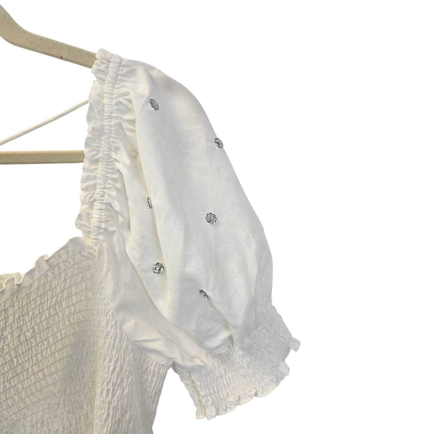 Hill House Jewel Jammie Embellished Baby Doll Crop Top Size 2XL