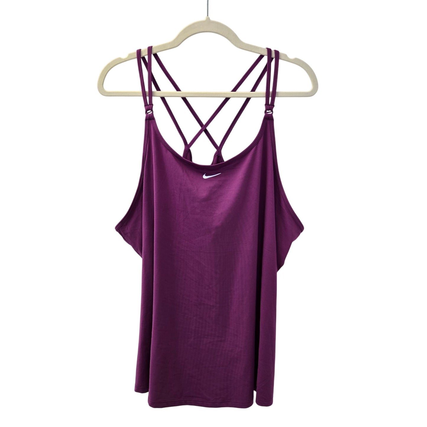 NWT Nike Dri-Fit Slim Fit Plus Strappy Activewear Tank Top Size 1X