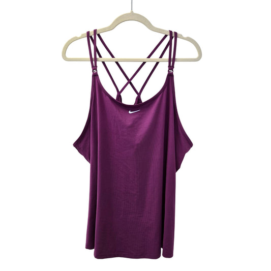 NWT Nike Dri-Fit Slim Fit Plus Strappy Activewear Tank Top Size 1X