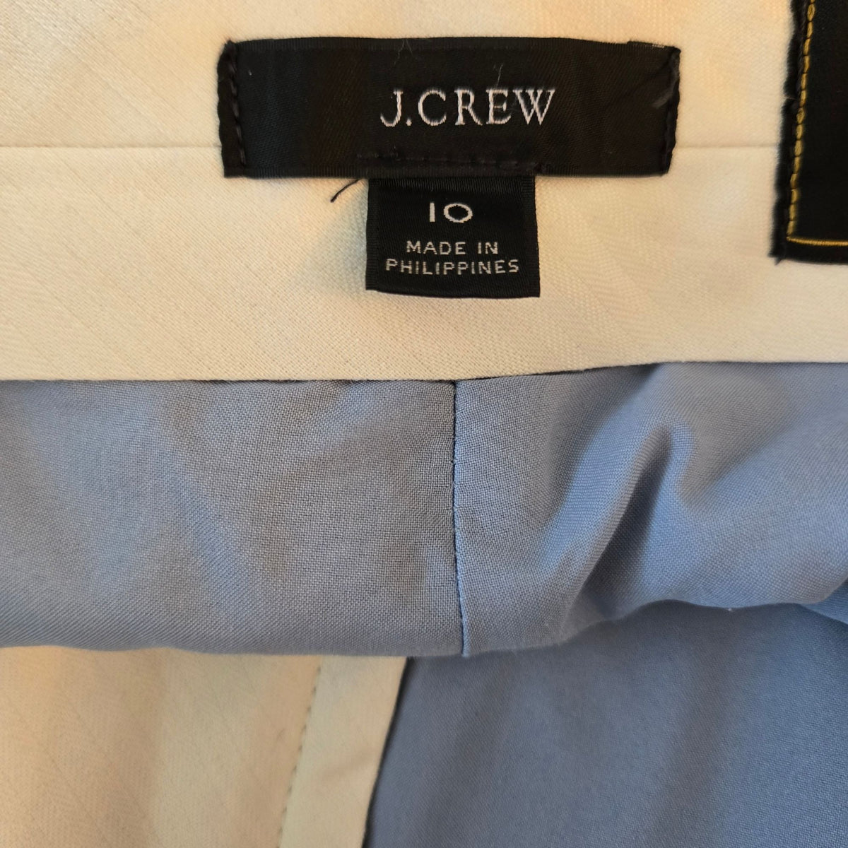 J. Crew Wool Blend Nova Fides Italian Fabric Wool Blend Trouser Pants Size 10