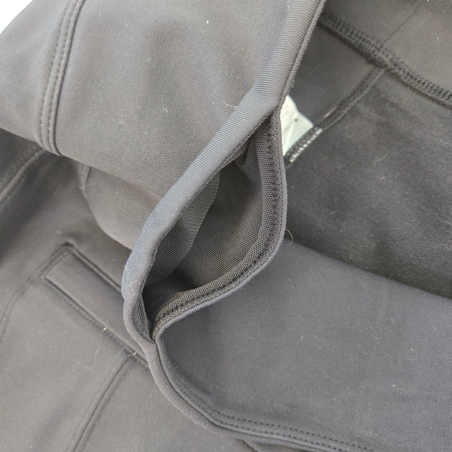 Athleta Delancey Shine Vegan Leather Accent Tight Leggings Size Large