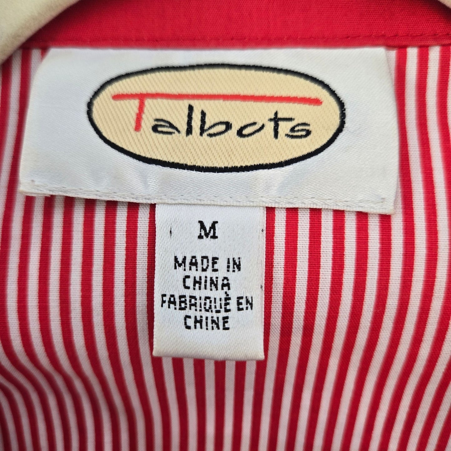 Talbots Toggle Closure Cotton Jacket Size Medium