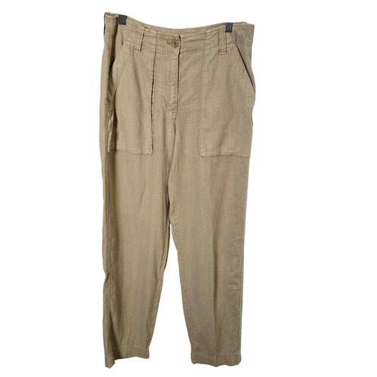 J. Crew Linen & Lyocell Blend Seaside Cargo Pants Size 2