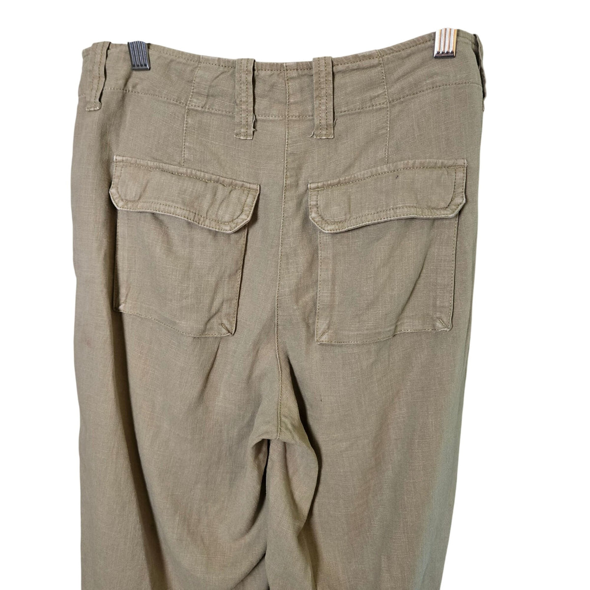 J. Crew Linen & Lyocell Blend Seaside Cargo Pants Size 2