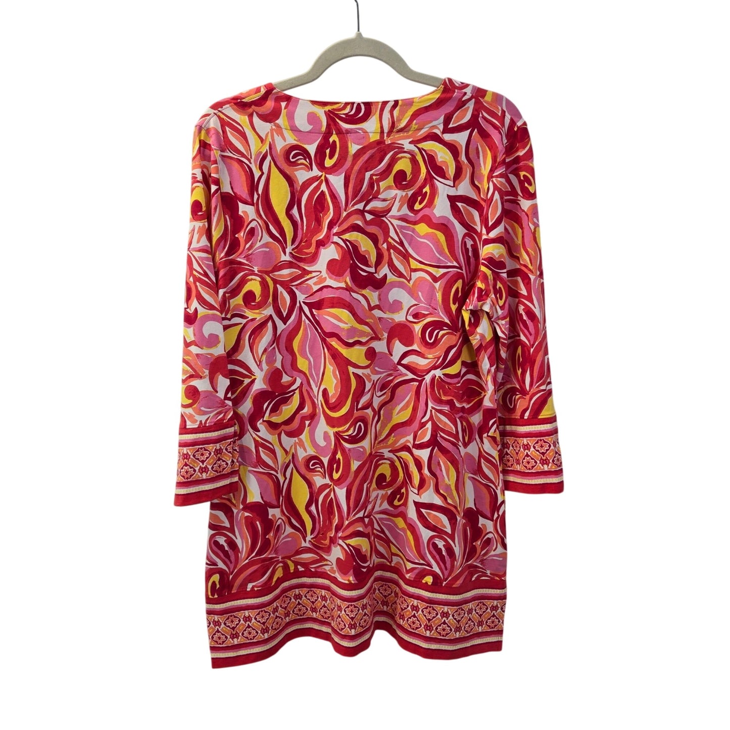 NWT Coolibar Raval St. Lucia UPF 50+ Floral Tunic Top Size Large