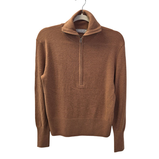 NWT Everlane Wool & Yak Hair Blend Half Zip Sweater Size XS