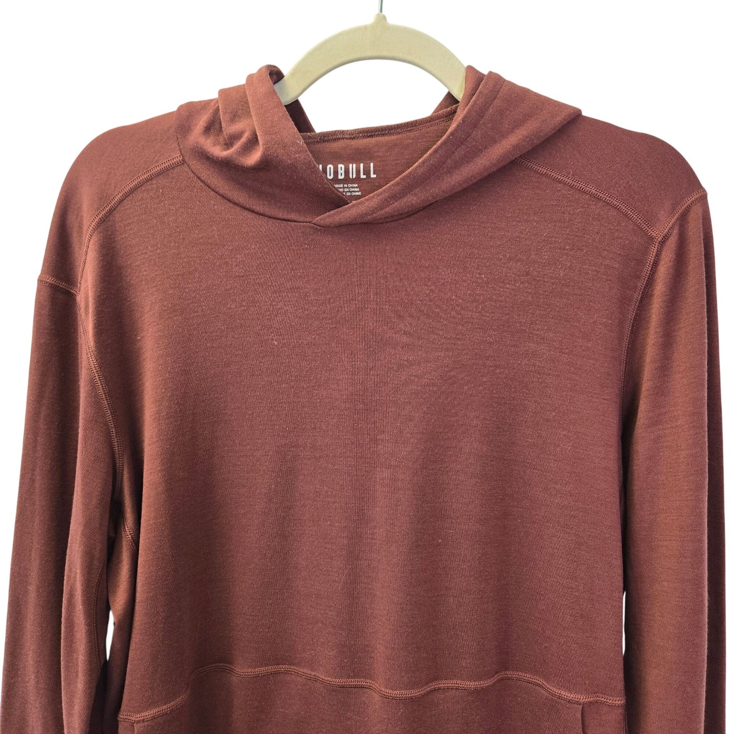 NOBULL Wool Blend Kangaroo Pocket Hoodie Sweatshirt Size Medium