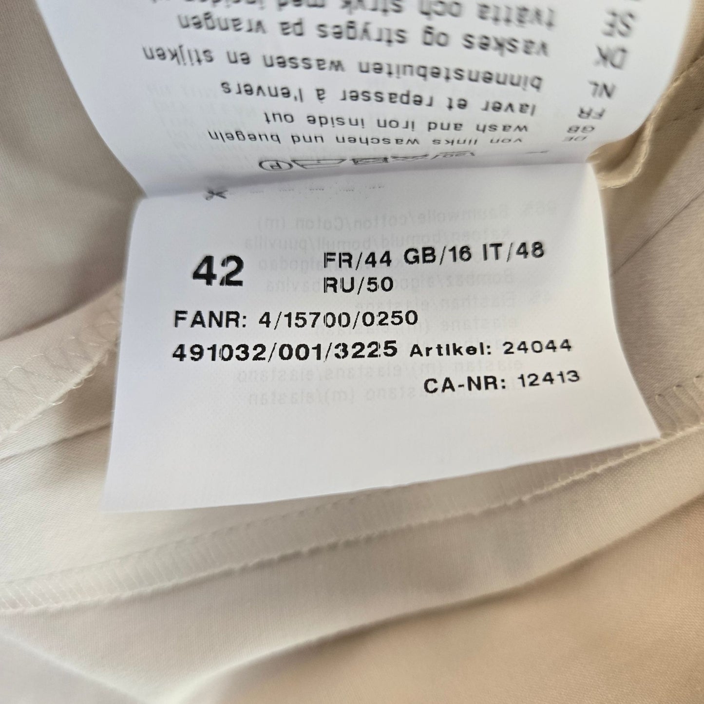 Basler Everglades Cotton Blend Utility Dress Size 42/US Medium *Missing Belt*