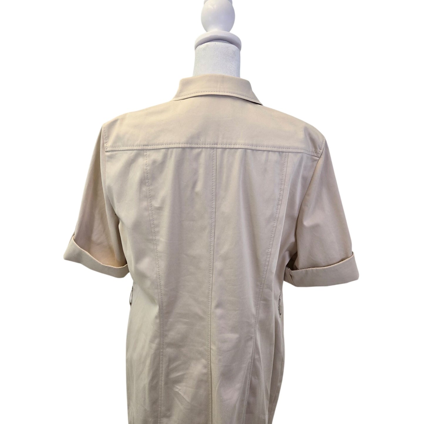 Basler Everglades Cotton Blend Utility Dress Size 42/US Medium *Missing Belt*