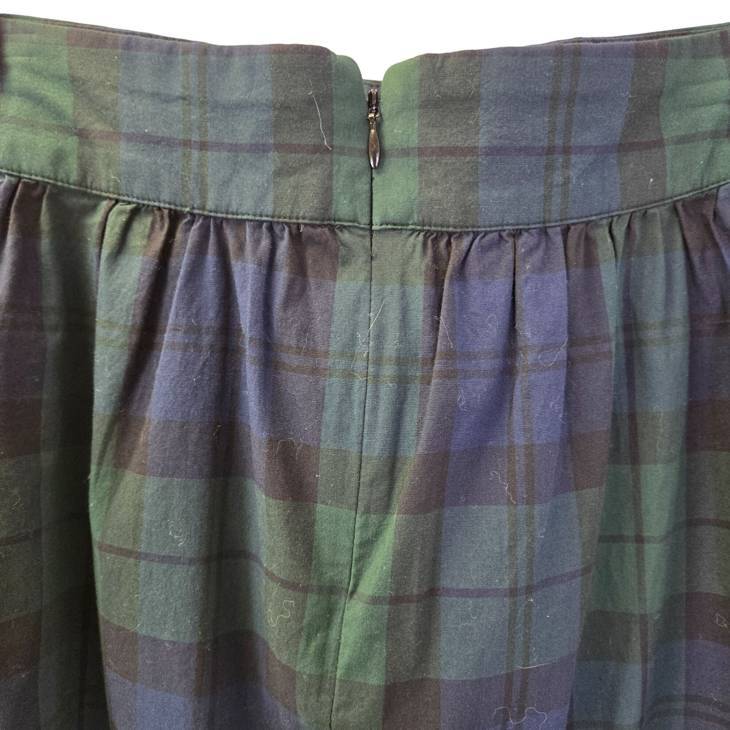 J. Crew Factory Tartan Plaid Ruffle Hem Mini Skirt Size 2