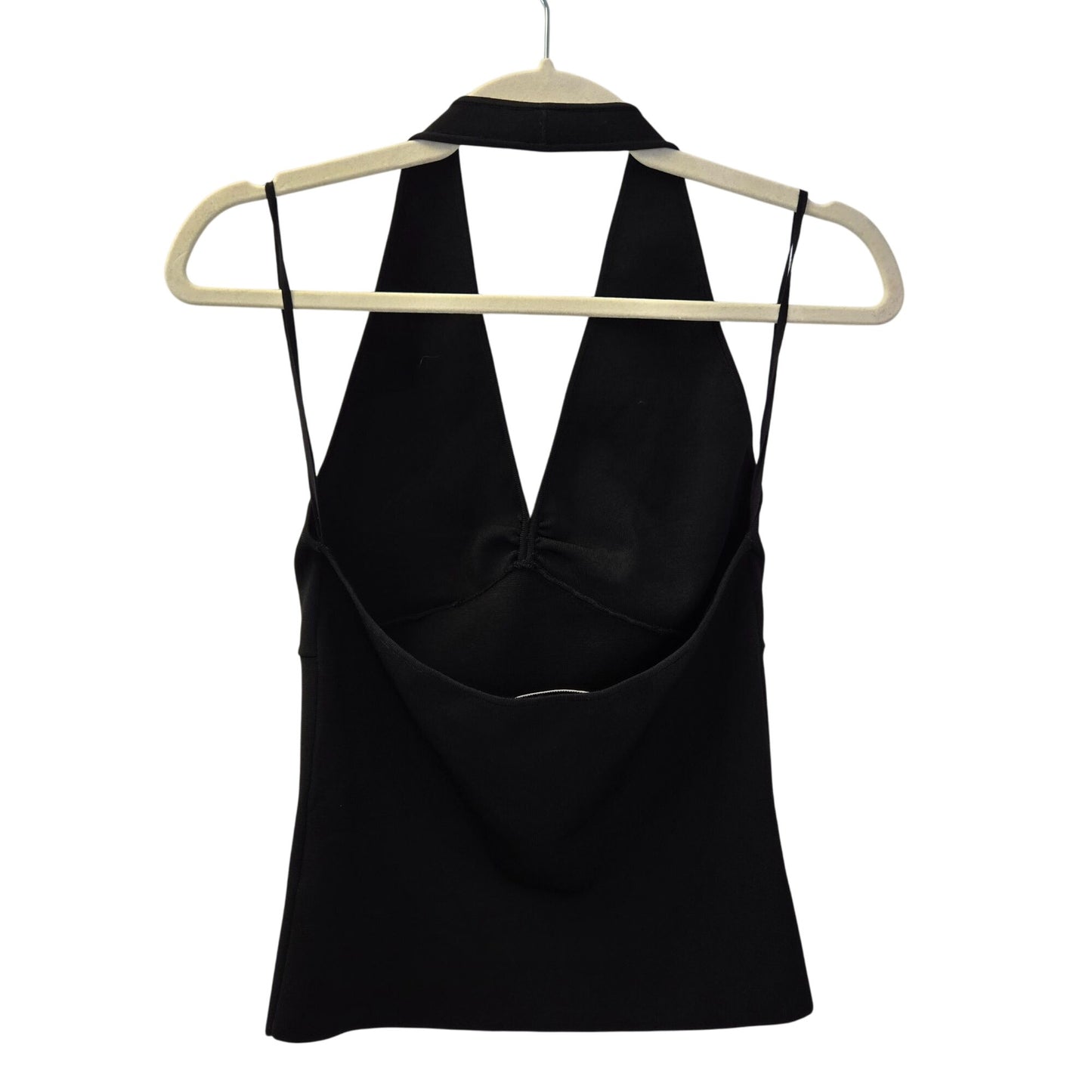 Alice + Olivia Knit Halter Crop Top Size L/XL