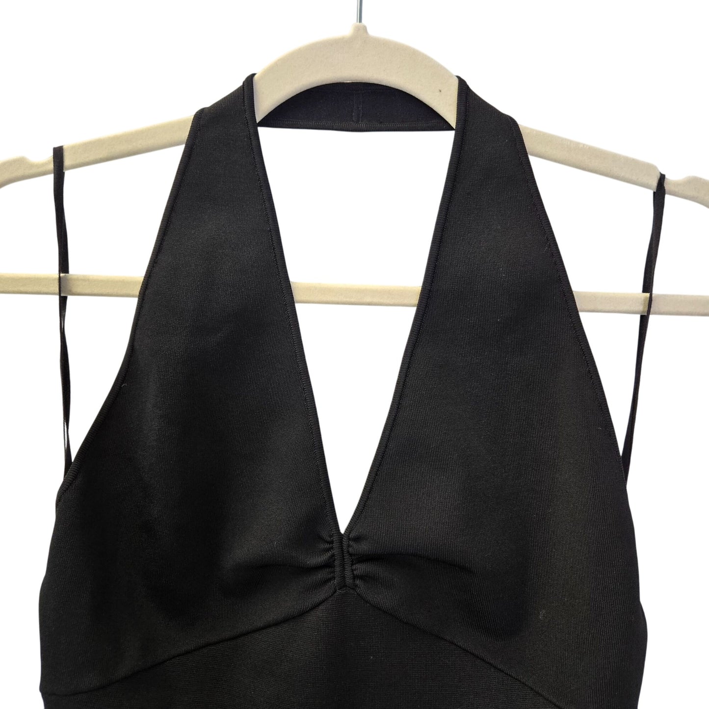 Alice + Olivia Knit Halter Crop Top Size L/XL