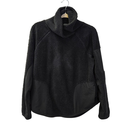 Nike Teddy Pullover Mock Neck Jacket Size Medium