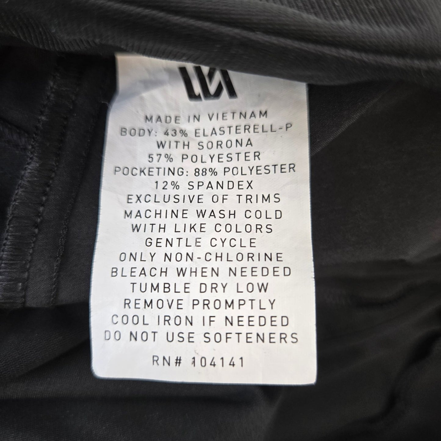 VRST Limitless Performance Athletic Fit 5 Pocket Pants Size 36x32