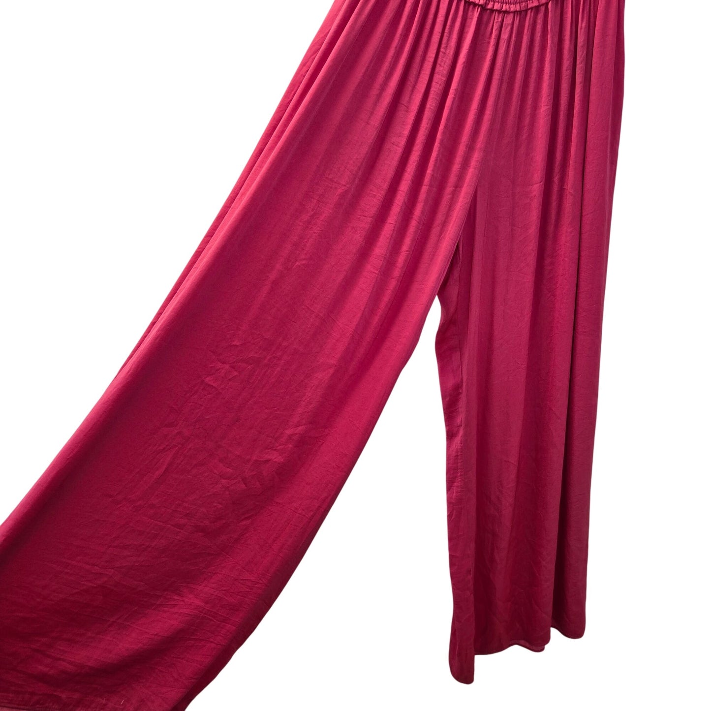 Zara Wide Leg Hot Pink Palazzo Pants Size Medium