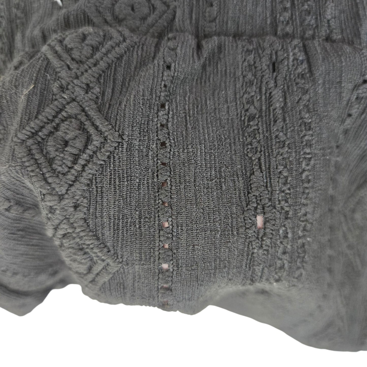 NWT Sabrina Lauren Diamond Embroidered Wide Leg Pull On Pants Size XL