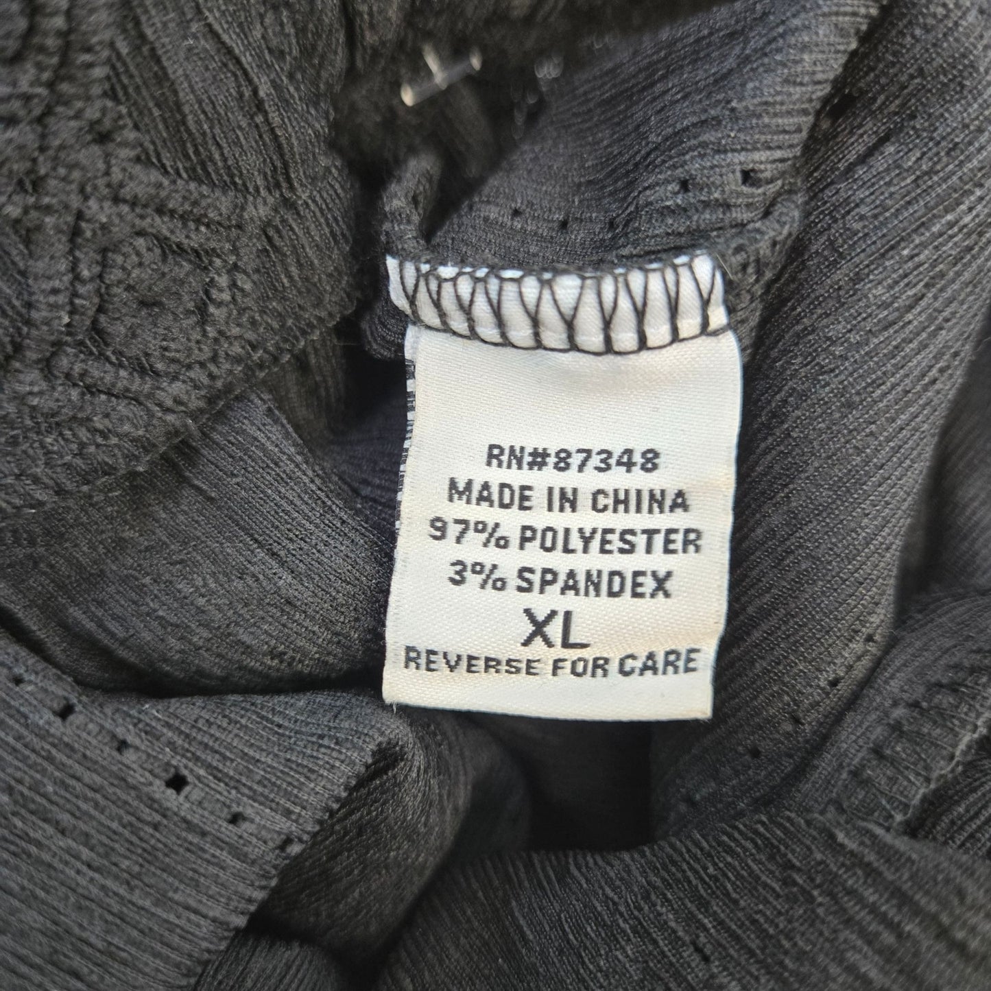 NWT Sabrina Lauren Diamond Embroidered Wide Leg Pull On Pants Size XL