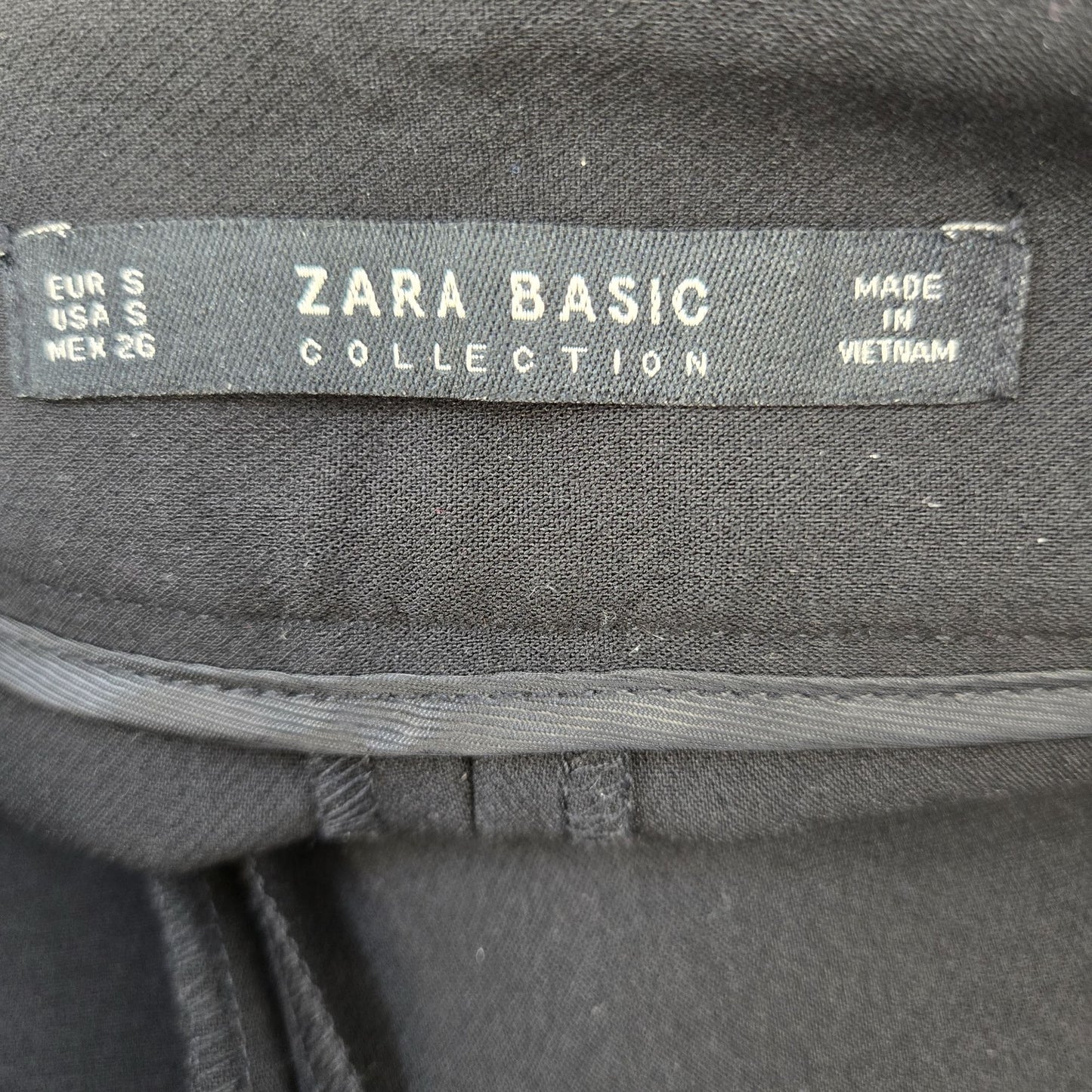 Zara High Rise Tapered Trouser Pants Size Small