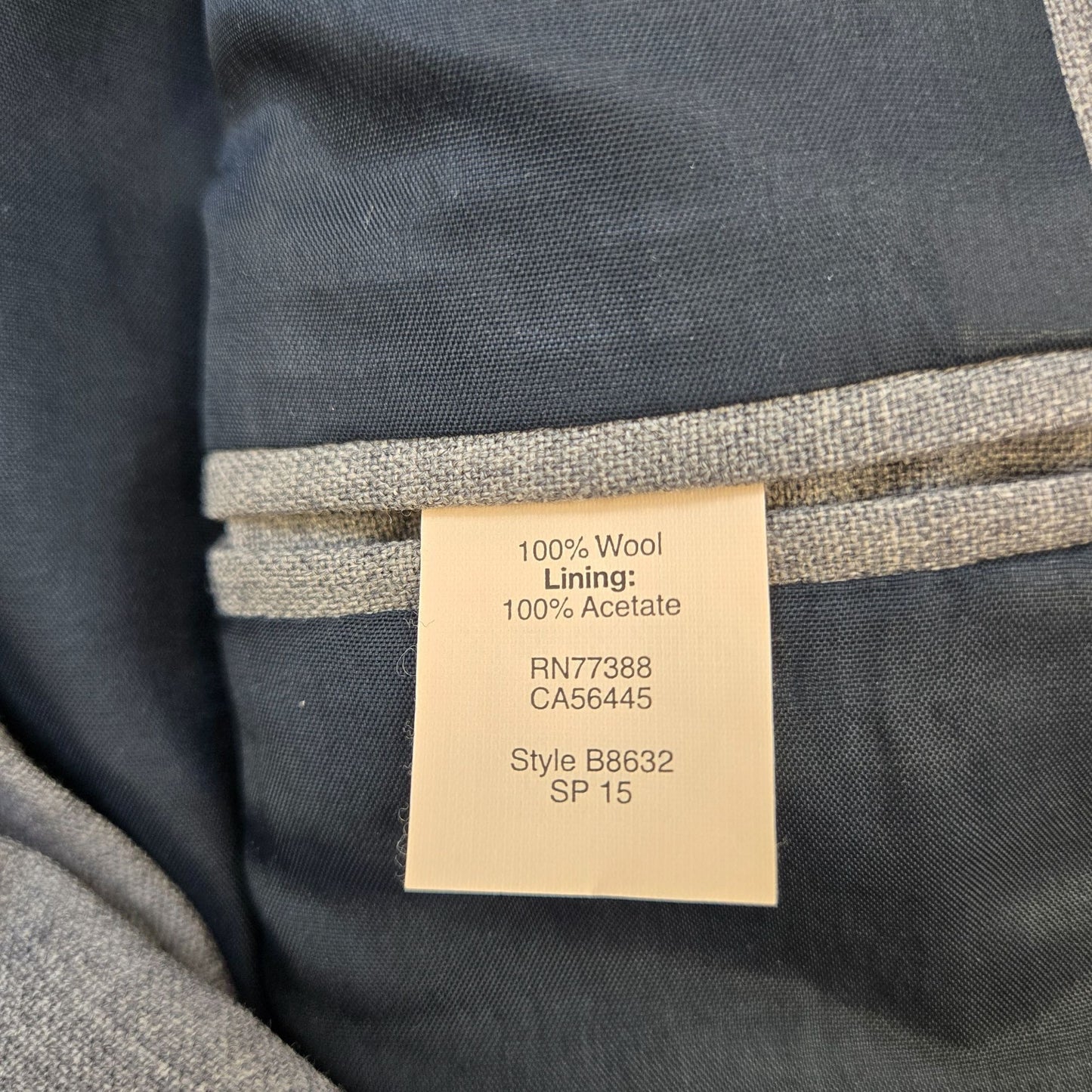 J. Crew Thompson 100% Wool Two Button Sport Coat Jacket Size 38R