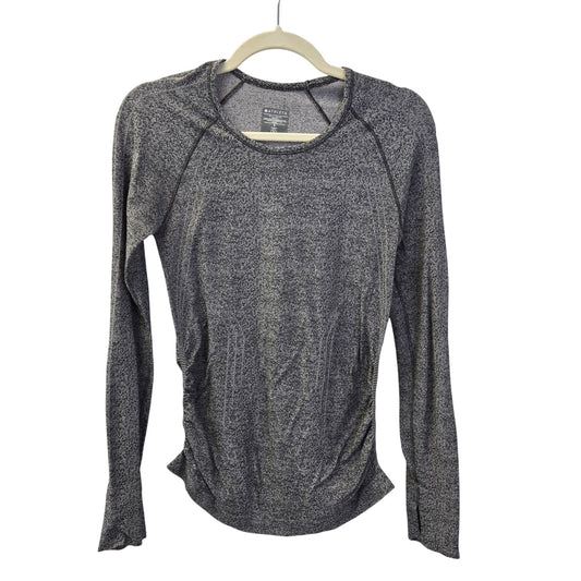Athleta Speedlight Heather Long Sleeve Activewear Top Size Small