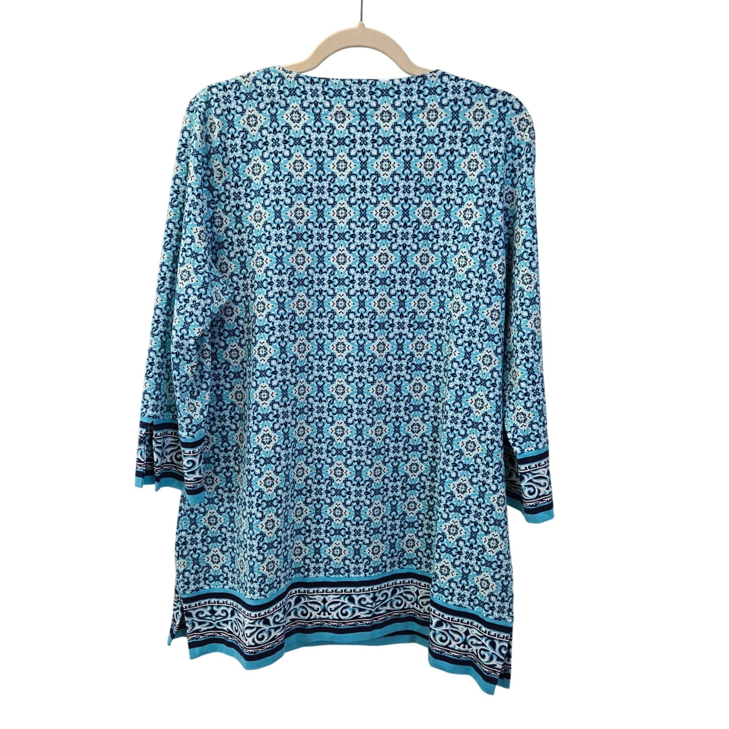 Coolibar Oceanside St. Lucia UPF 50+ Floral Tunic Top Size Large