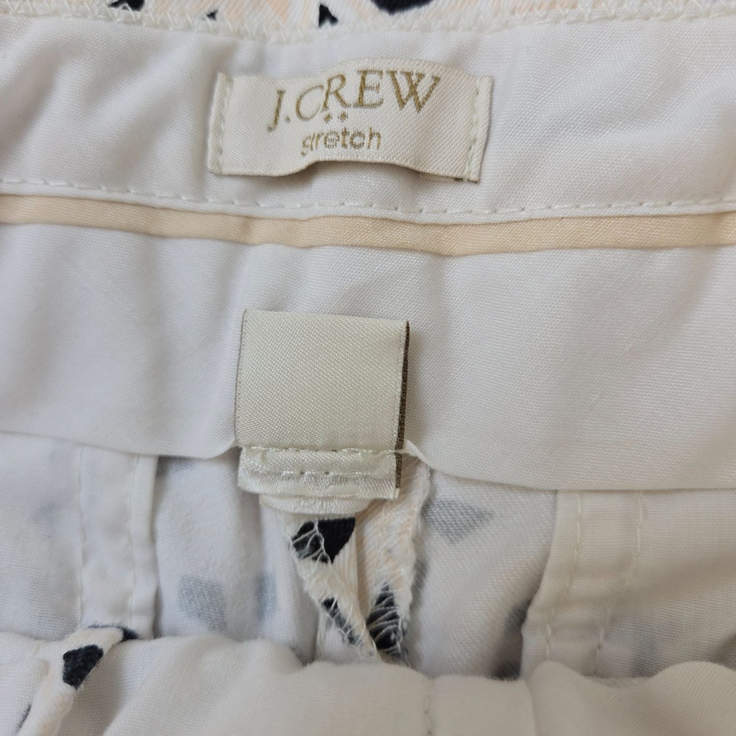 J. Crew Factory Starburst Print Chino Shorts Size 0