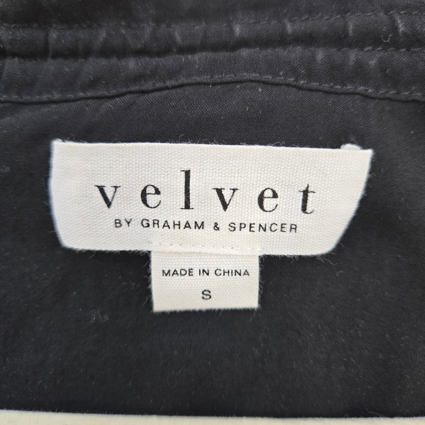 Velvet by Graham & Spencer 100% Viscose Peasant Top Size Small