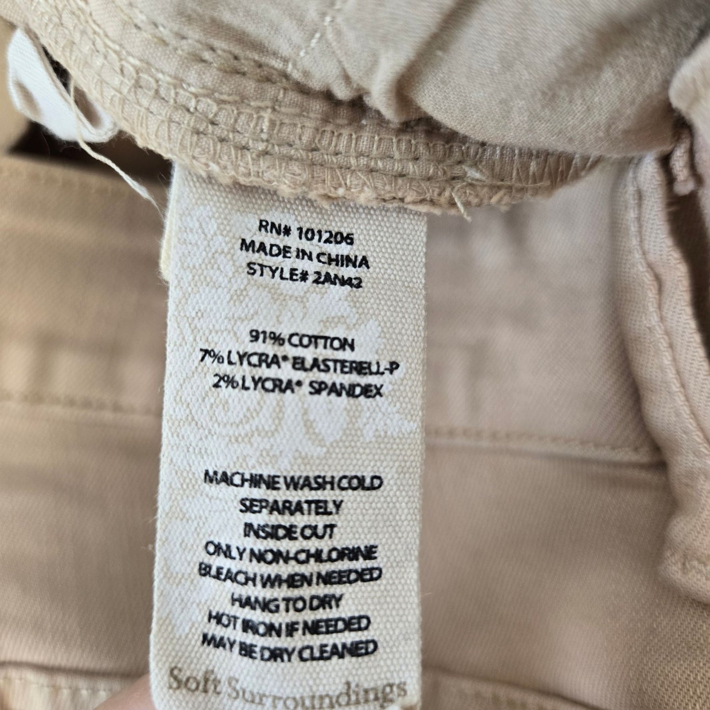 Soft Surroundings Ultimate Denim Skinny High Rise Jeans Size Large