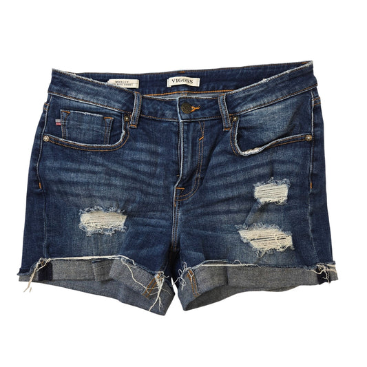 Vigoss Marley Mid Rise Distressed Shorts Size 29