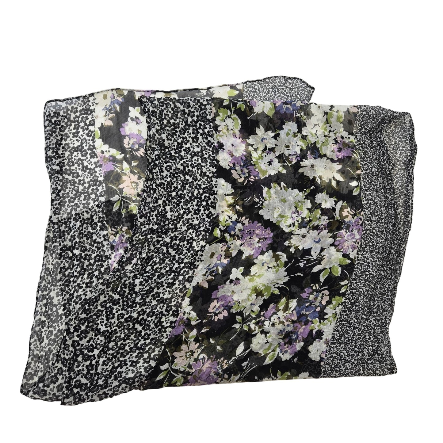 J. Jill Wearever Collection 100% Silk Floral Scarf