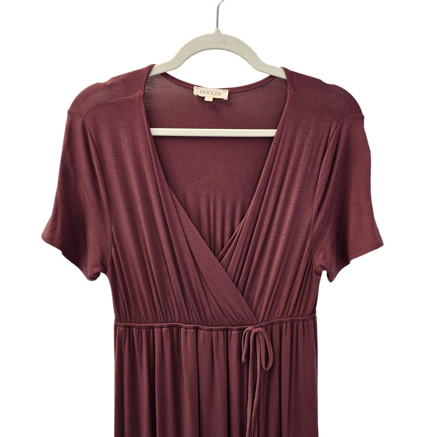ROOLEE Modest Wrap Jersey Maxi Dress Size Small