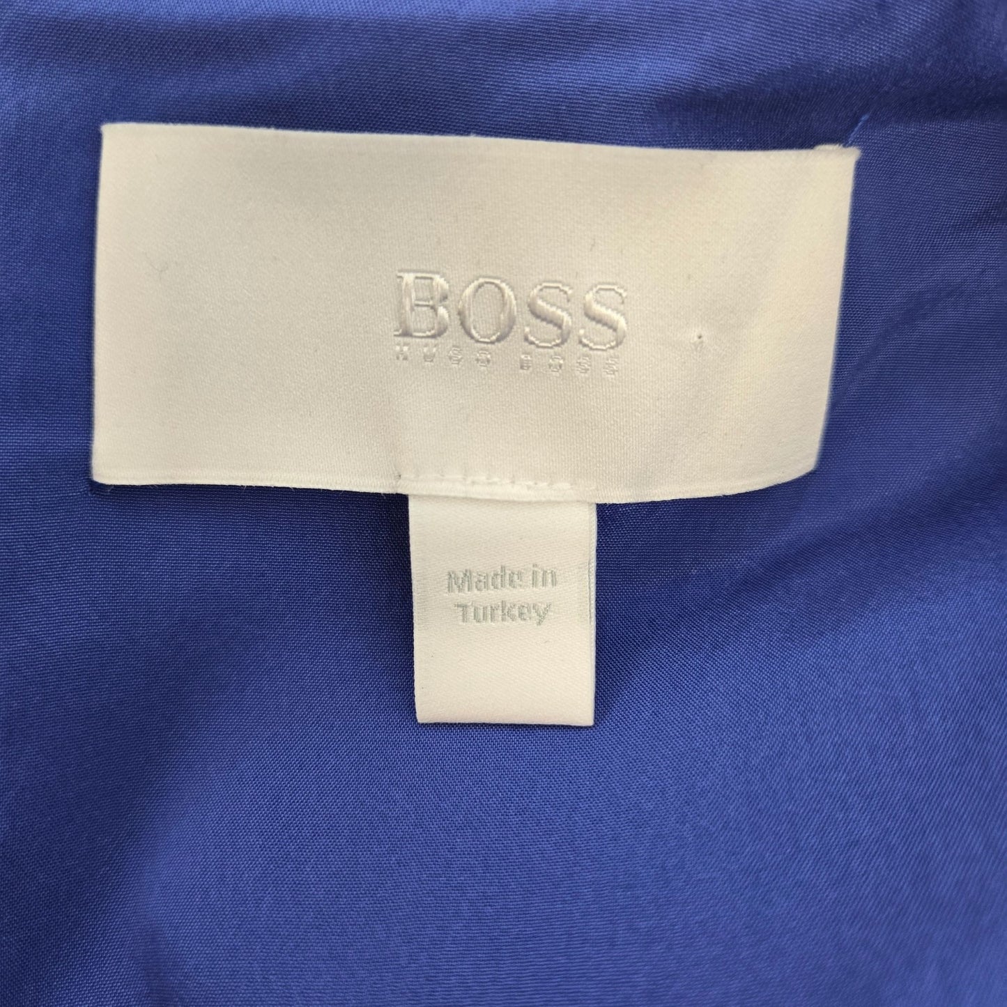 Boss Hugo Boss Disula Shift Dress in Blue Jewel Size 10